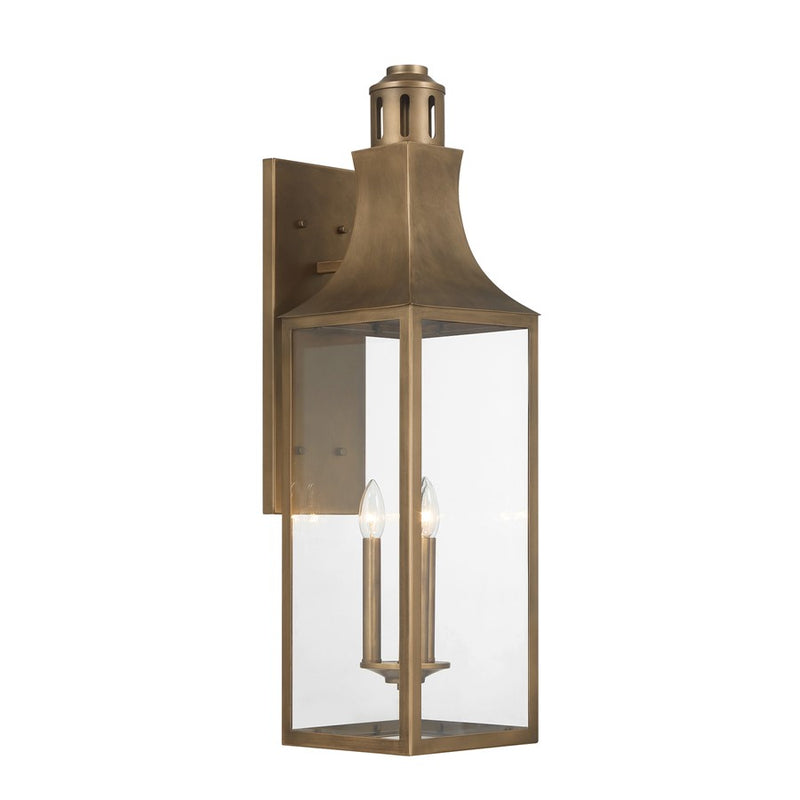 Savoy House Lancaster 2Lt 32" Outdoor Wall Lantern, Atlas Bronze