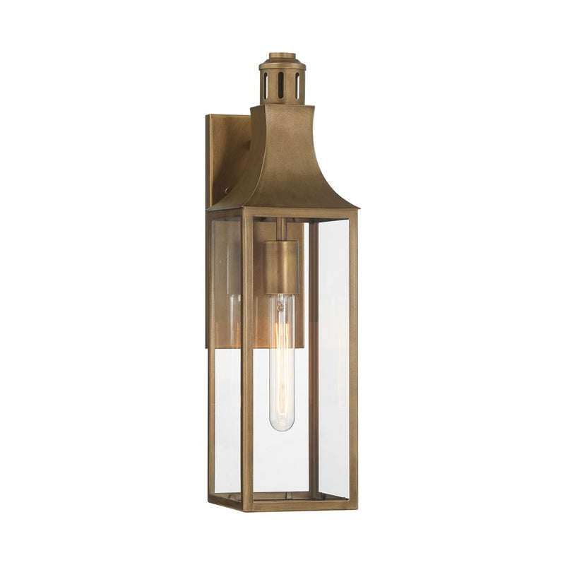 Savoy House Lancaster 1Lt 20" Outdoor Wall Lantern, Atlas Bronze