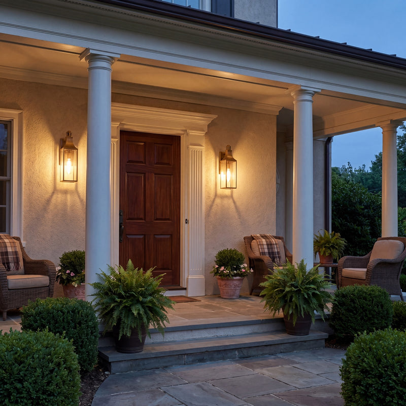 Savoy House Lancaster 1Lt 20" Outdoor Wall Lantern, Atlas Bronze