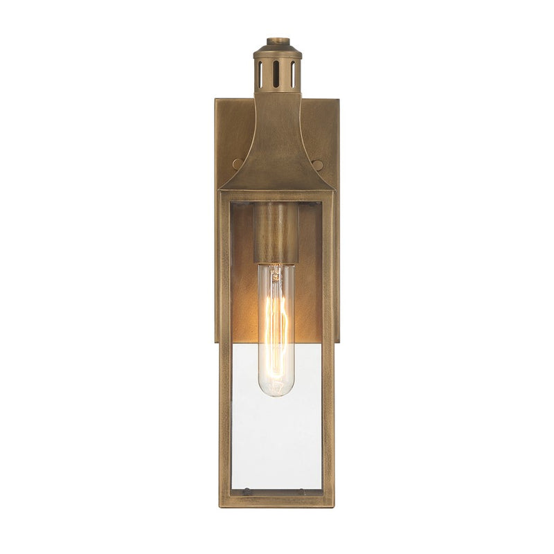 Savoy House Lancaster 1Lt 16" Outdoor Wall Lantern, Atlas Bronze