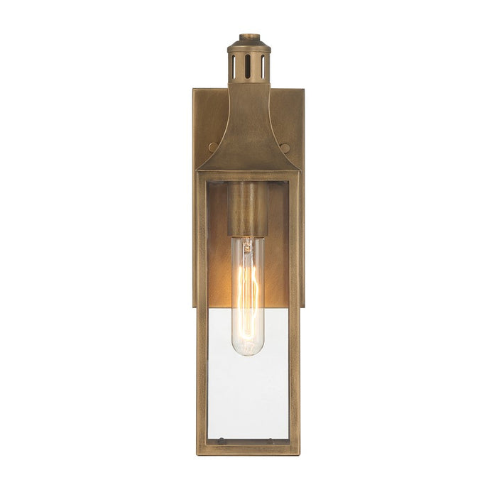 Savoy House Lancaster 1Lt 16" Outdoor Wall Lantern, Atlas Bronze