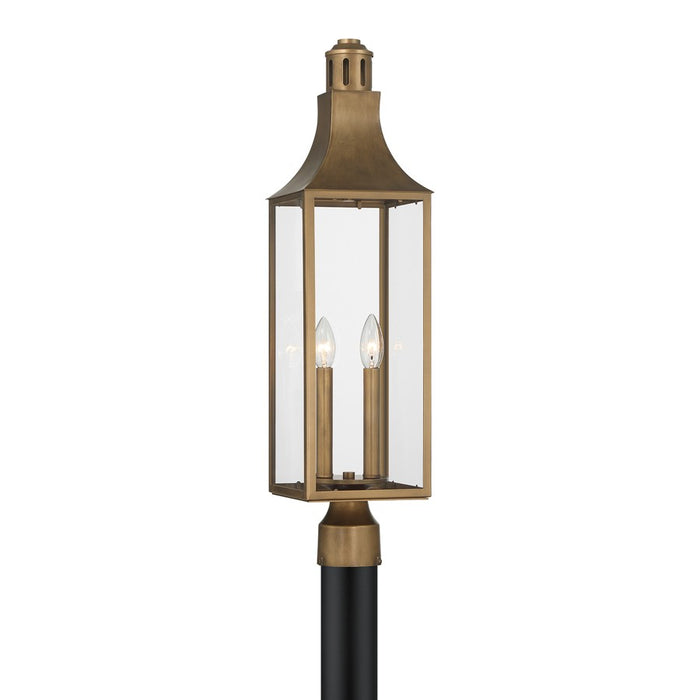 Savoy House Lancaster 2Lt Outdoor, Post Lantern, Atlas, Atlas Bronze - 5-225-273