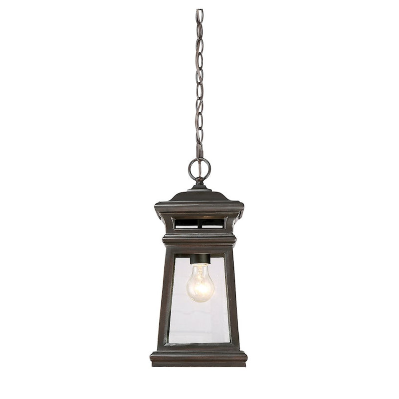 Savoy House Taylor 2-Light Outdoor Wall Lantern, English Bronze/Gold