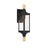 Savoy House Glendale 1Lt 21" Outdoor Wall Lantern, Black/Brass