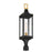 Savoy House Glendale 1Lt Outdoor Post Lantern, Black/Brass/Seeded