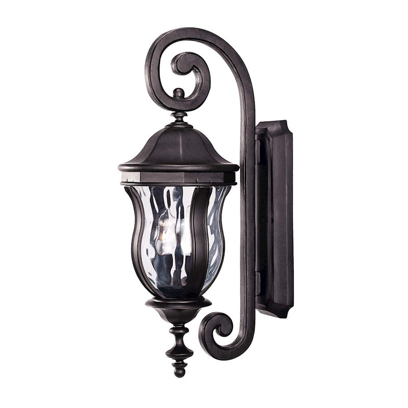 Savoy House Monticello 2 Light 22" Wall Mount Lantern, Black
