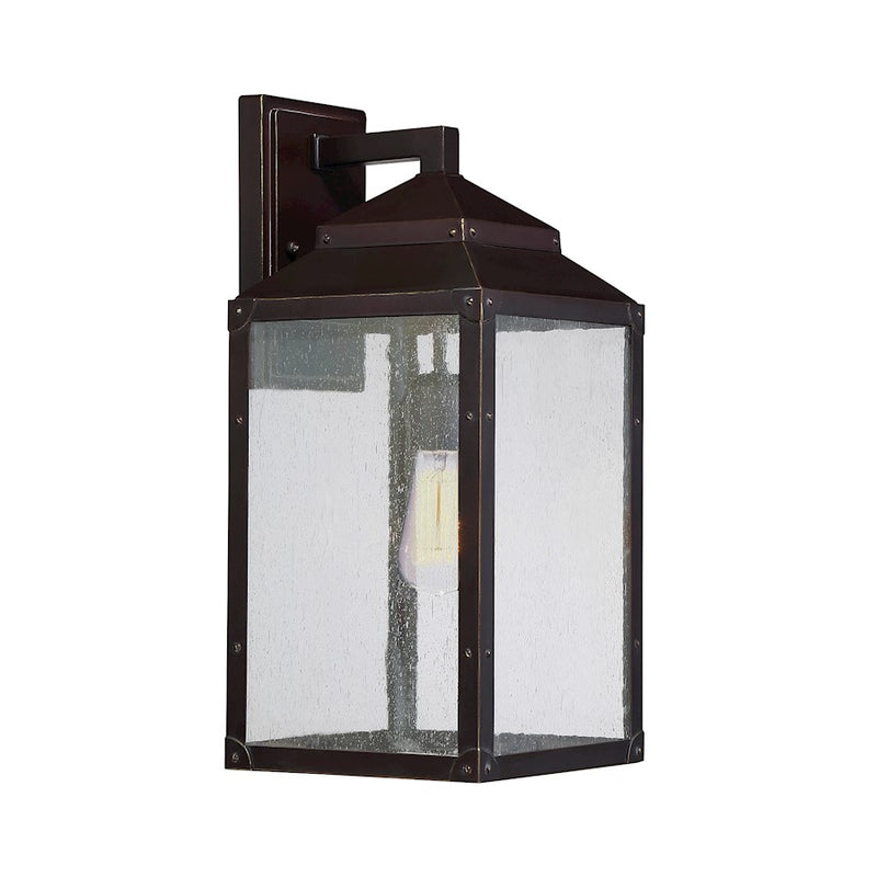Savoy House Brennan 1Lt 18" Outdoor Wall Lantern, Bronze/Gold