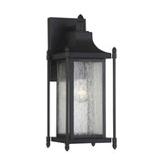 Savoy House Dunnmore 1-Light 16" Outdoor Wall Lantern, Black - 5-3451-BK