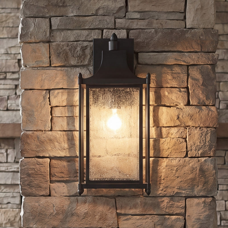 Savoy House Dunnmore 1-Light 18" Outdoor Wall Lantern, Black