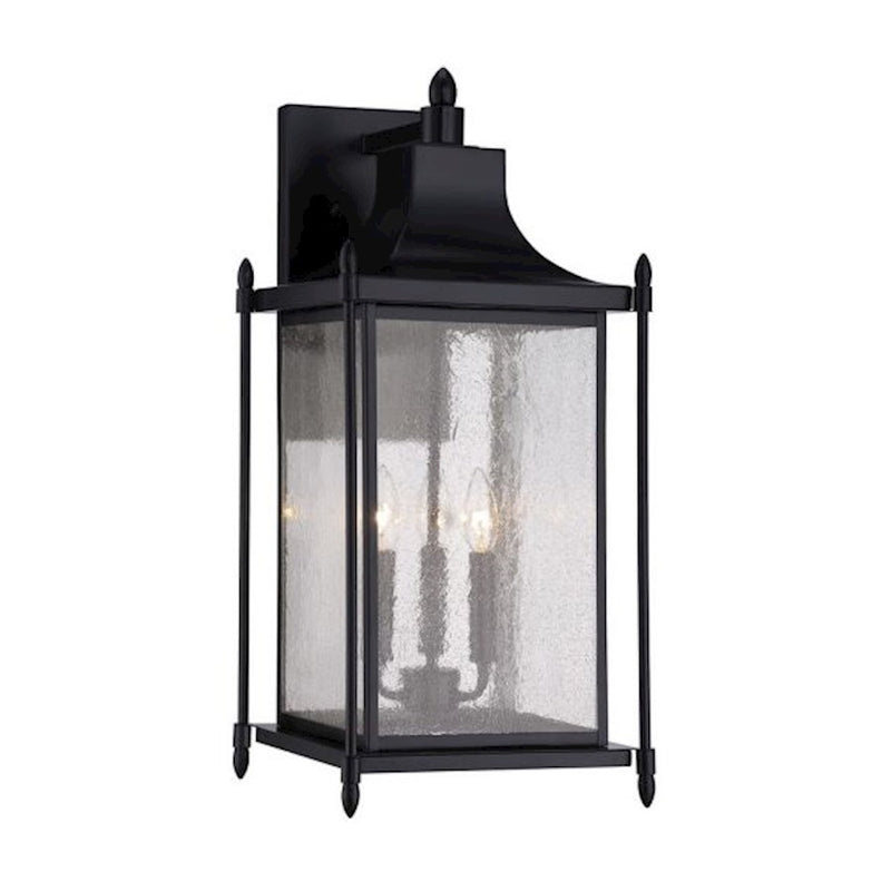 Savoy House Dunnmore 3-Light Outdoor Wall Lantern, Black