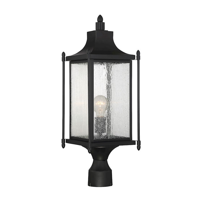 Savoy House Dunnmore 1-Light Outdoor Post Lantern, Black - 5-3454-BK