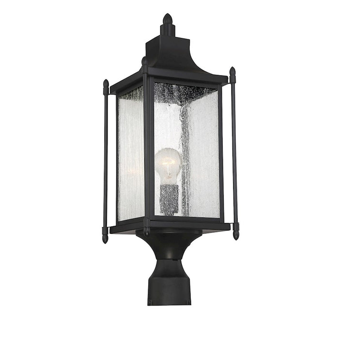 Savoy House Dunnmore 1-Light Outdoor Post Lantern, Black