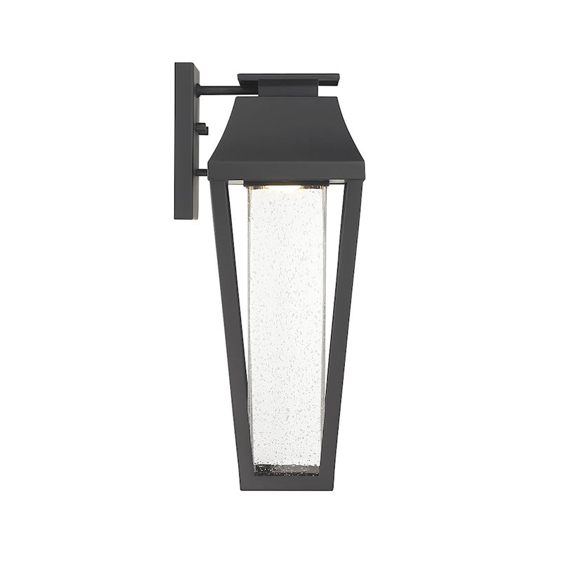 Savoy House Brookline LED Outdoor 18" Wall Lantern, Matte Black