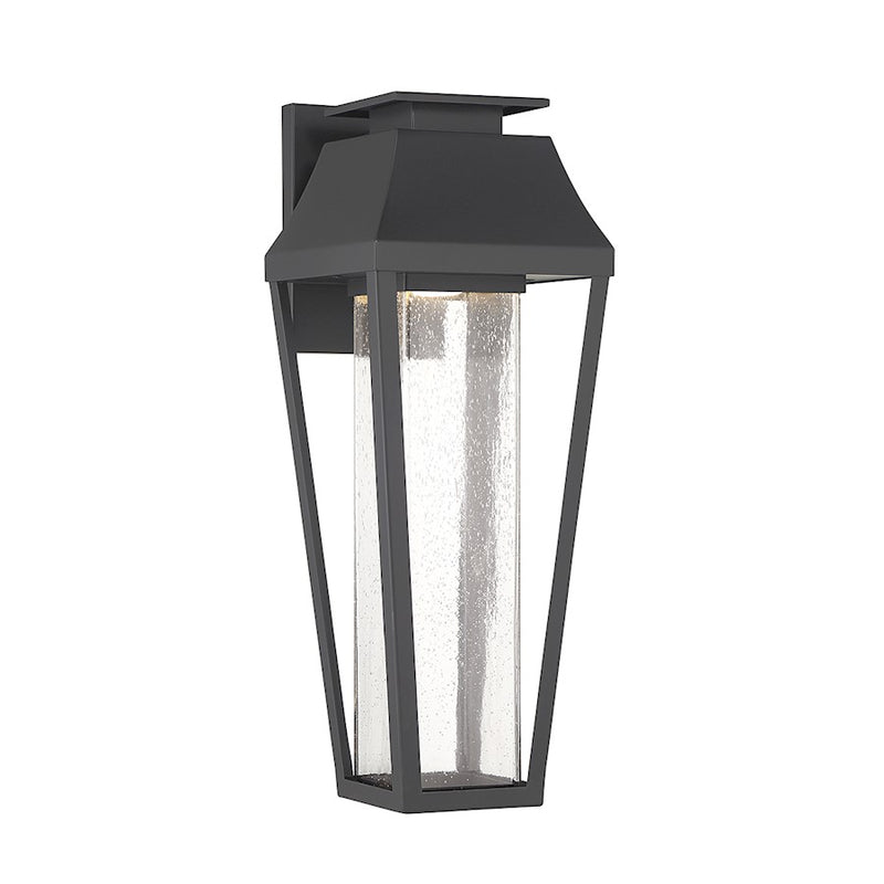 Savoy House Brookline LED Outdoor 20" Wall Lantern, Matte Black