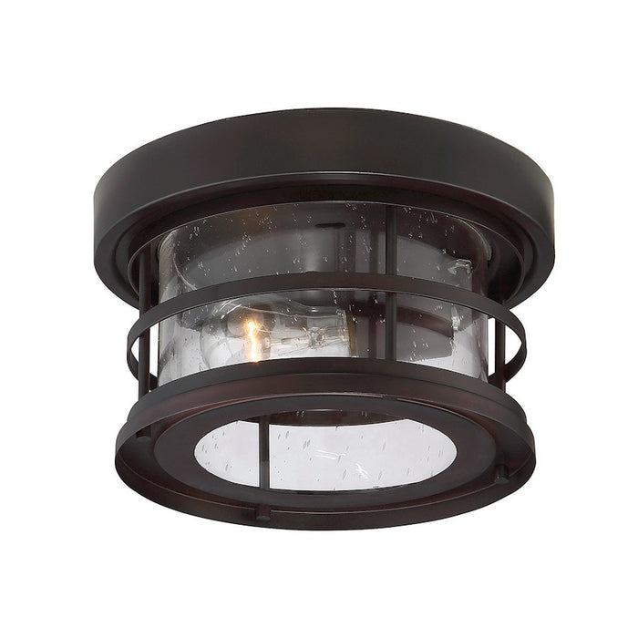 Savoy House Barrett 1-Light Outdoor Ceiling Light, English Bronze