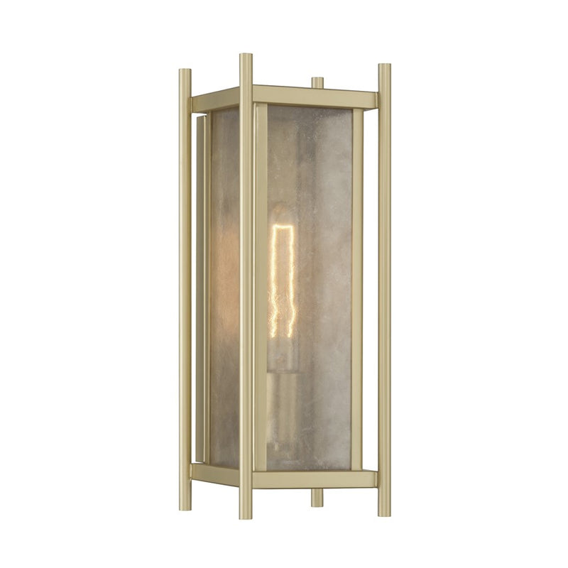 Savoy House Jacobs 1Lt Outdoor Wall Lantern, Serene, Serene Brass