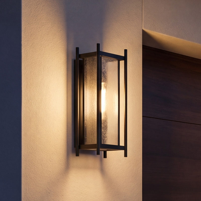 Savoy House Jacobs 1Lt Outdoor, Wall Lantern, Matte Black