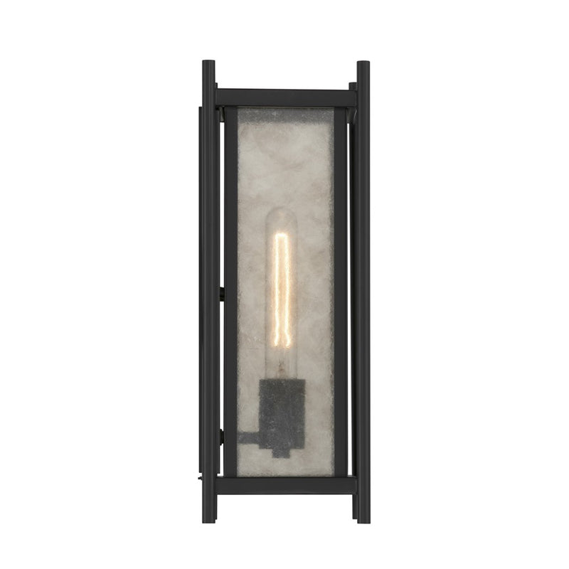 Savoy House Jacobs 1Lt Outdoor, Wall Lantern, Matte Black