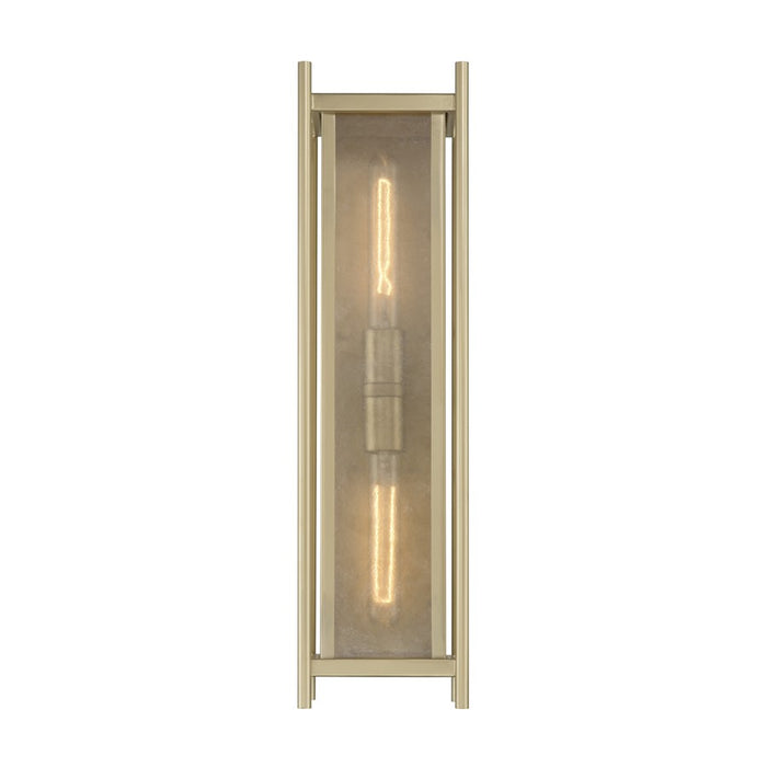 Savoy House Jacobs 2Lt Outdoor Wall Lantern, Serene Brass