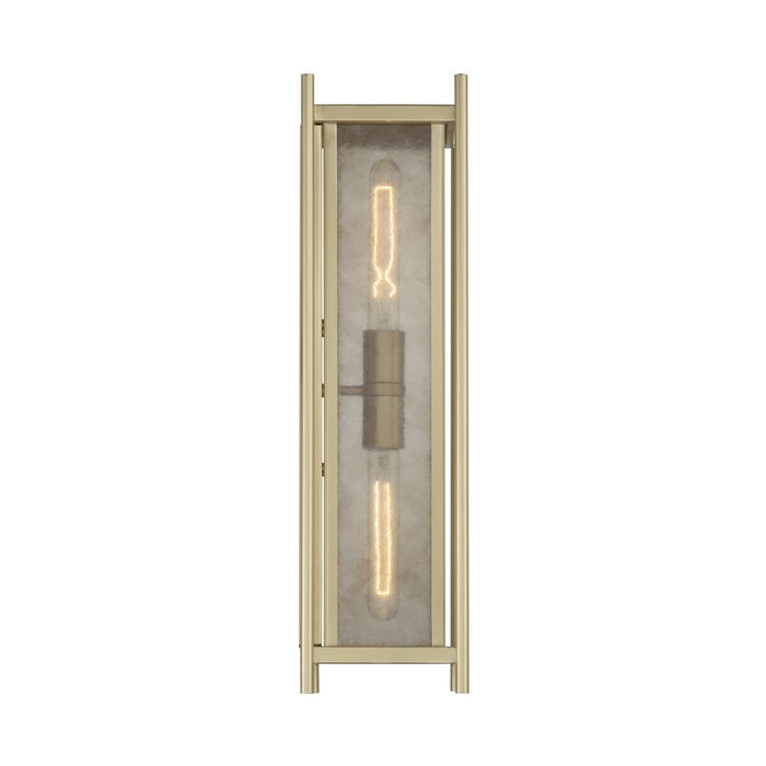 Savoy House Jacobs 2Lt Outdoor Wall Lantern, Serene Brass