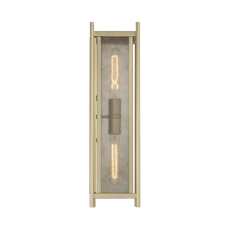 Savoy House Jacobs 2Lt Outdoor Wall Lantern, Serene Brass