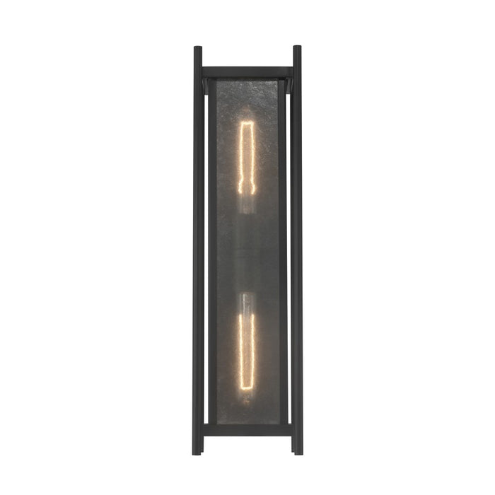 Savoy House Jacobs 2Lt Outdoor, Wall Lantern, Matte Black