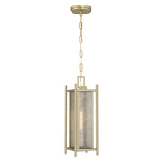 Savoy House Jacobs 1Lt Outdoor Hanging Lantern, Serene Brass - 5-3806-344