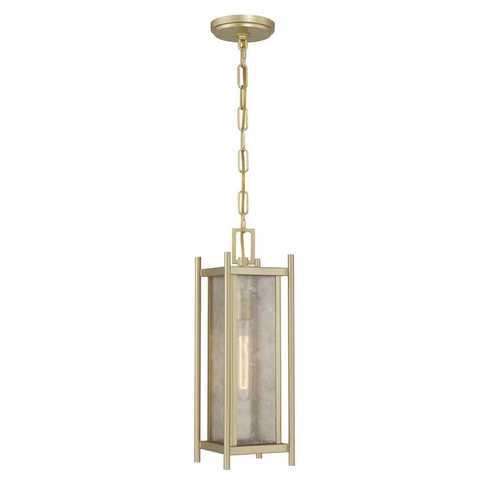 Savoy House Jacobs 1Lt Outdoor Hanging Lantern, Serene Brass - 5-3806-344