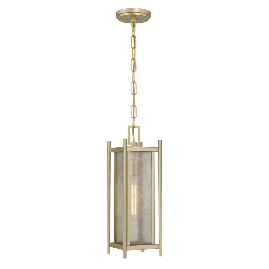 Savoy House Jacobs 1Lt Outdoor Hanging Lantern, Serene Brass - 5-3806-344