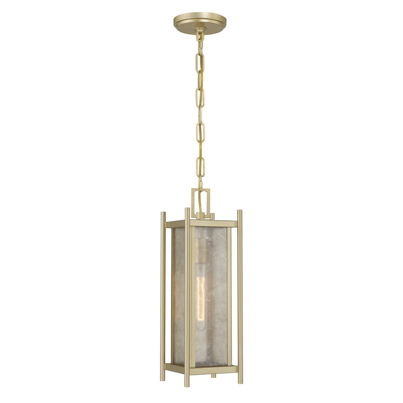 Savoy House Jacobs 1Lt Outdoor Hanging Lantern, Serene Brass