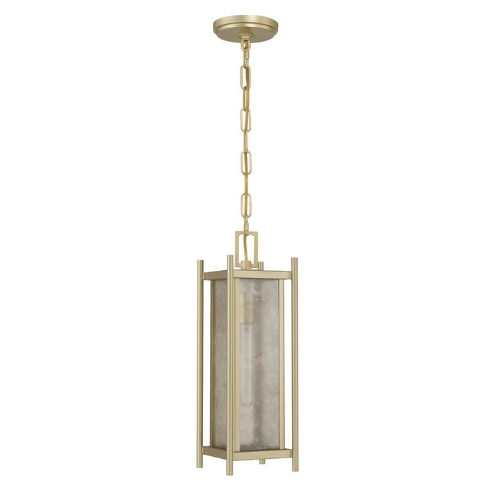 Savoy House Jacobs 1Lt Outdoor Hanging Lantern, Serene Brass