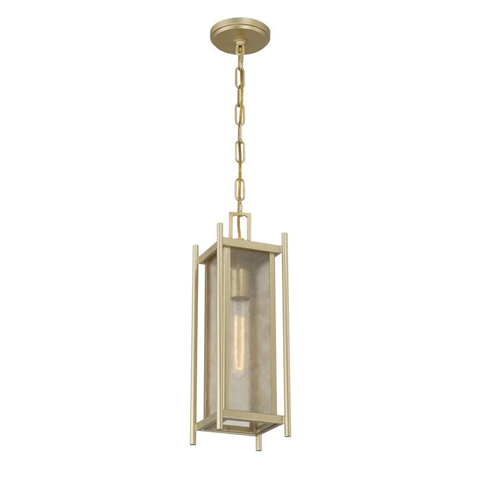 Savoy House Jacobs 1Lt Outdoor Hanging Lantern, Serene Brass