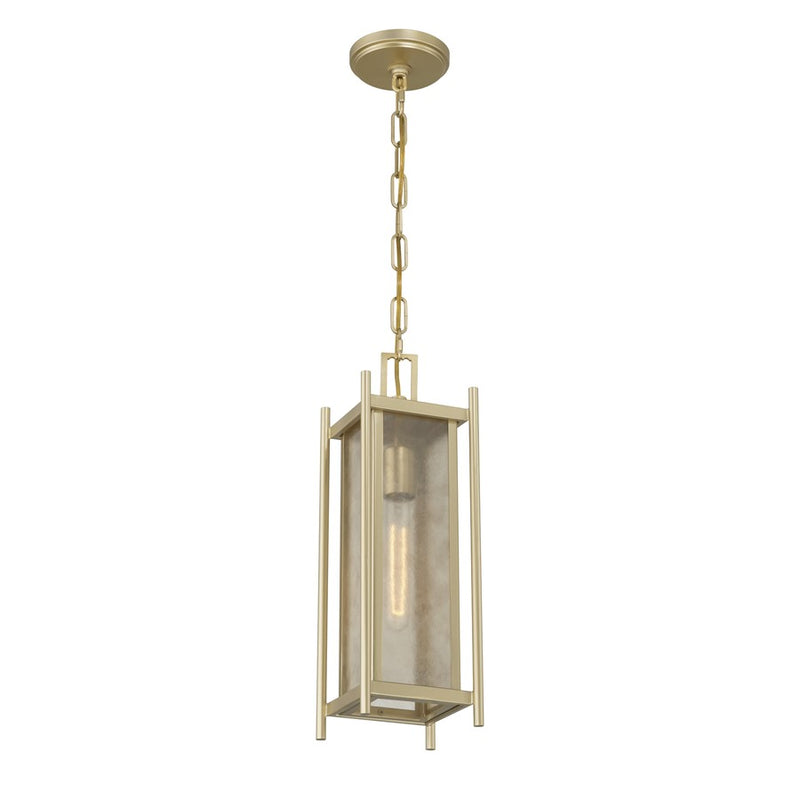 Savoy House Jacobs 1Lt Outdoor Hanging Lantern, Serene Brass