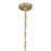 Savoy House Jacobs 1Lt Outdoor Hanging Lantern, Serene Brass