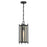 Savoy House Jacobs 1Lt Outdoor Hanging Lantern, Black/Clear - 5-3806-BK