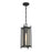 Savoy House Jacobs 1Lt Outdoor Hanging Lantern, Black/Clear