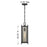 Savoy House Jacobs 1Lt Outdoor Hanging Lantern, Black/Clear