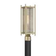 Savoy House Jacobs 1Lt Outdoor Post Lantern, Serene Brass - 5-3807-344