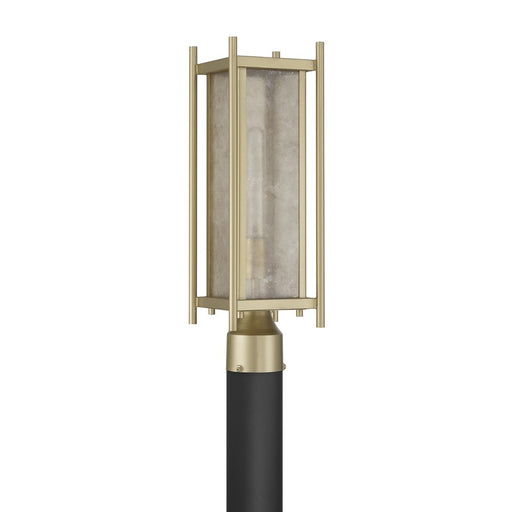 Savoy House Jacobs 1Lt Outdoor Post Lantern, Serene Brass