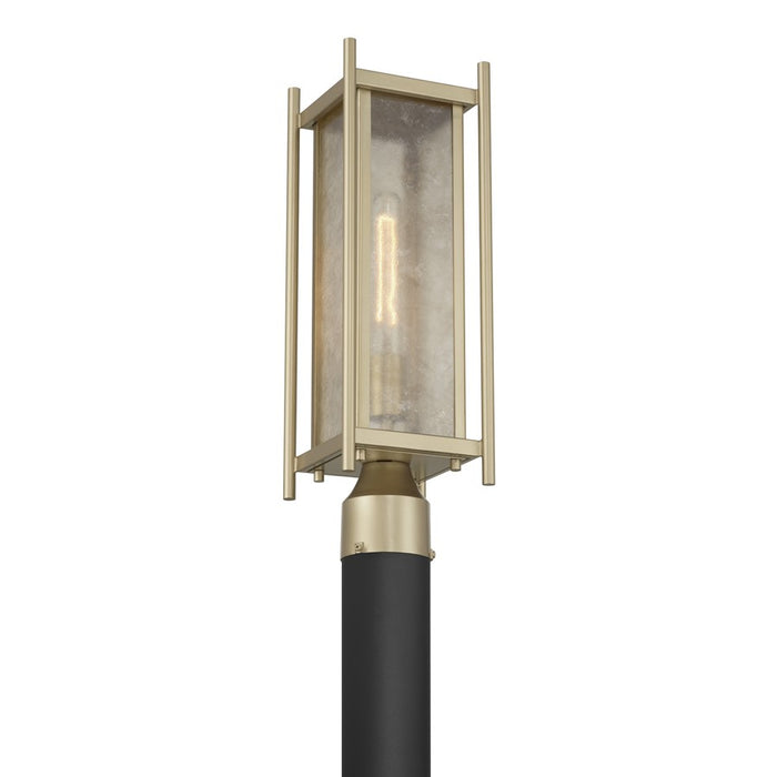 Savoy House Jacobs 1Lt Outdoor Post Lantern, Serene Brass