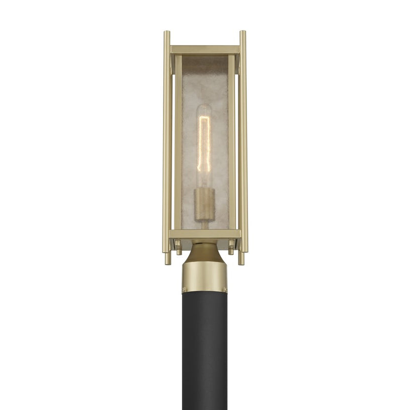 Savoy House Jacobs 1Lt Outdoor Post Lantern, Serene Brass