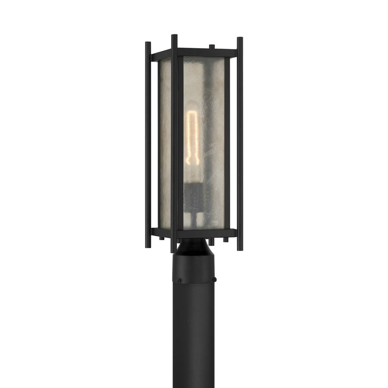 Savoy House Jacobs 1Lt Outdoor, Post Lantern, Matte Black