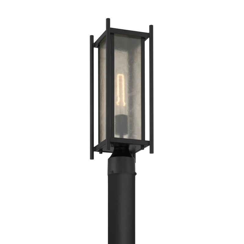 Savoy House Jacobs 1Lt Outdoor, Post Lantern, Matte Black