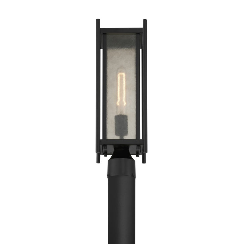 Savoy House Jacobs 1Lt Outdoor, Post Lantern, Matte Black