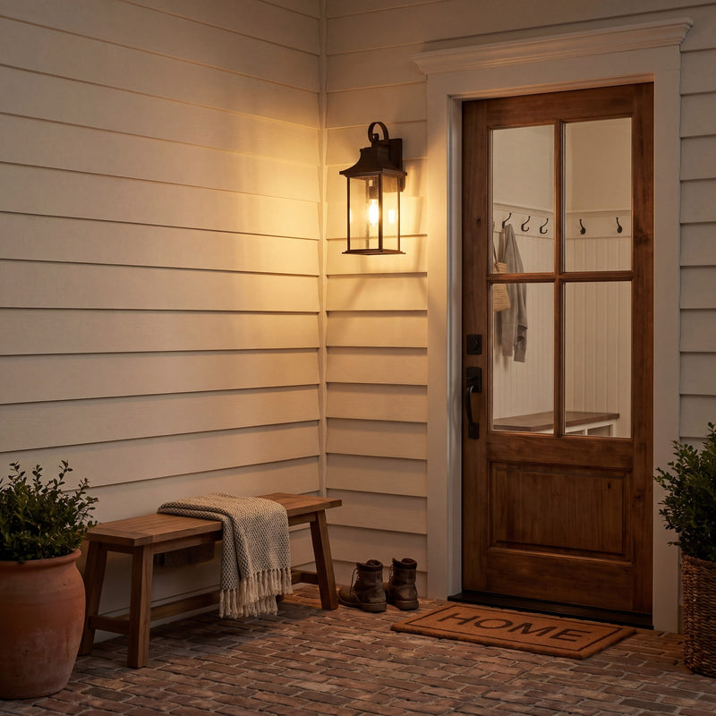 Savoy House Hancock 1 Light Small Outdoor Sconce, Matte Black