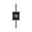 Savoy House Raeburn 1Lt 18" Outdoor Lantern, Black/Brass/Beveled