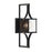 Savoy House Raeburn 1Lt 18" Outdoor Lantern, Black/Brass/Beveled