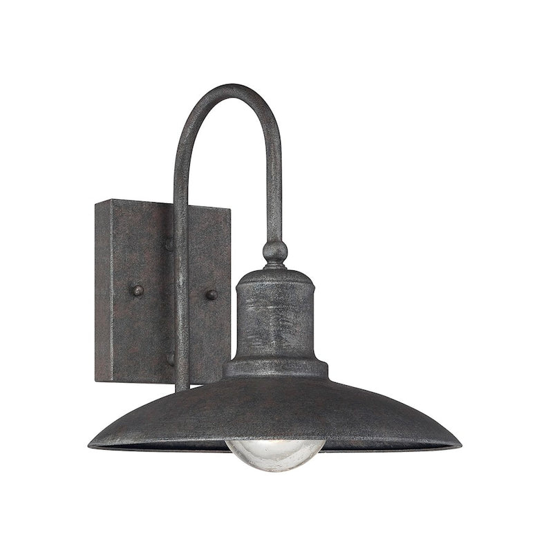 Savoy House Mica 1-Light Outdoor Wall Lantern, Artisan Rust
