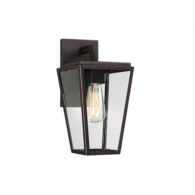 Savoy House Milton 1-Light 13" Outdoor Wall Lantern, English Bronze