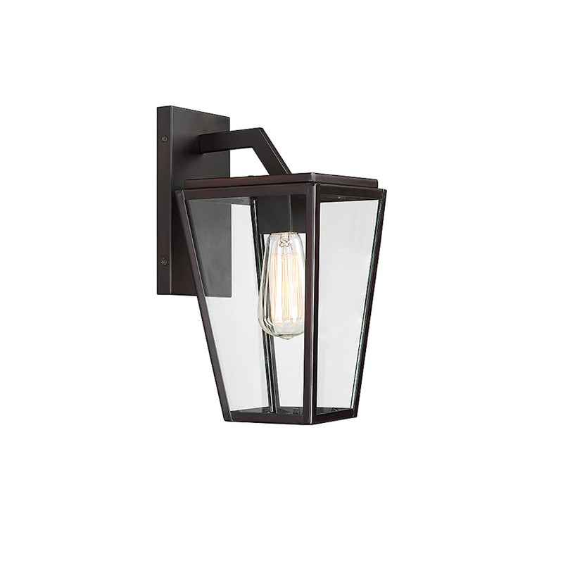 Savoy House Milton 1-Light 13" Outdoor Wall Lantern, English Bronze
